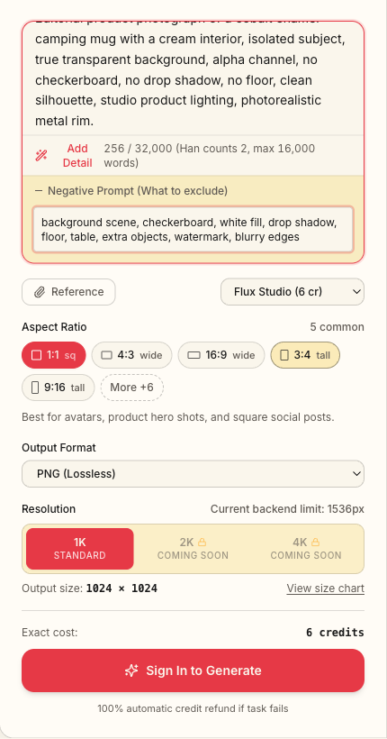 Create settings panel